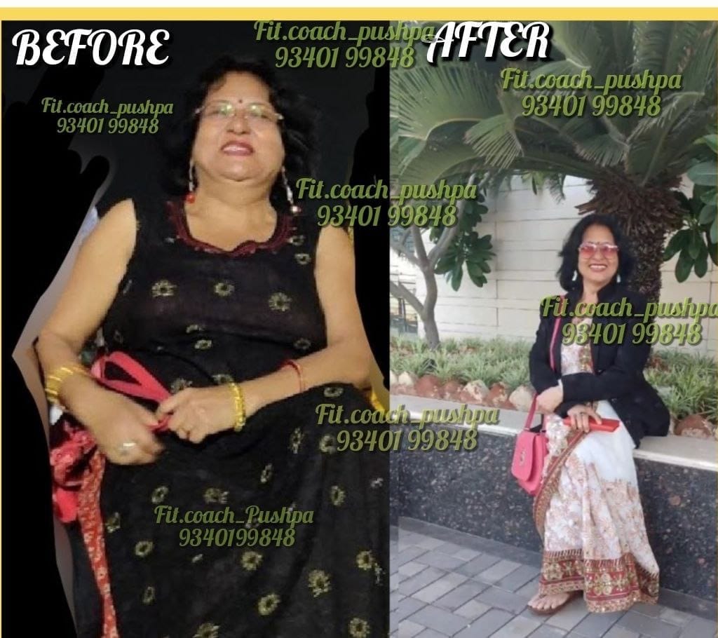 Before and after transformation — renewed confidence